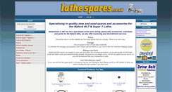 Desktop Screenshot of lathespares.co.uk